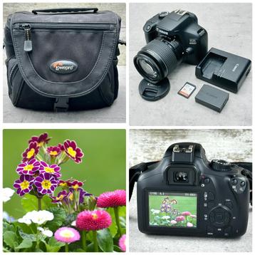 Canon EOS 4000D Camera Set + WiFi + Lens 18-55 mm Nieuwstaat beschikbaar voor biedingen