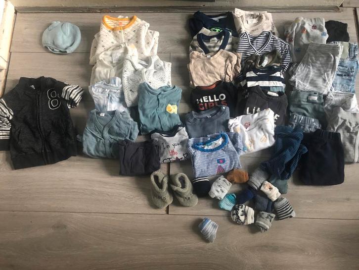 Jongenskleding pakket (2) maat 62/68, Kinderen en Baby's, Babykleding | Baby-kledingpakketten, Gebruikt, Maat 62, Ophalen of Verzenden