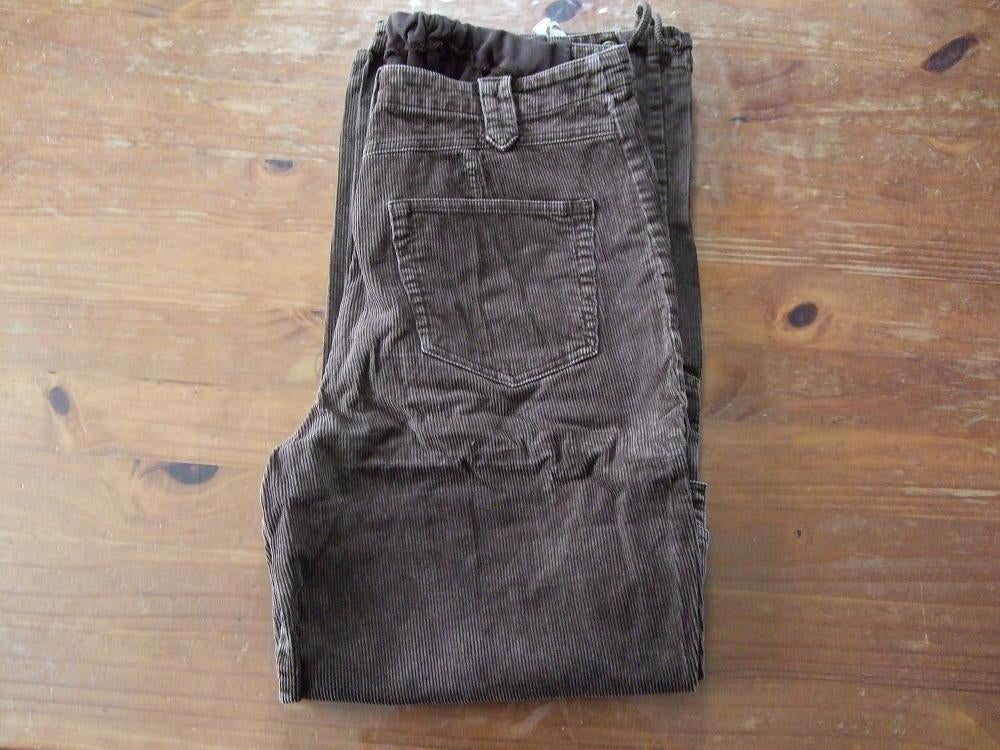 1x positie broek, rib broek Miss Etam 38, Kleding | Dames, Positiekleding, Maat 38/40 (M), Bruin, Ophalen of Verzenden, Miss Etam