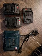 Metabo Lader + 3x 18V LiHD Accu's (Zo Goed Als Nieuw), Ophalen of Verzenden, Zo goed als nieuw