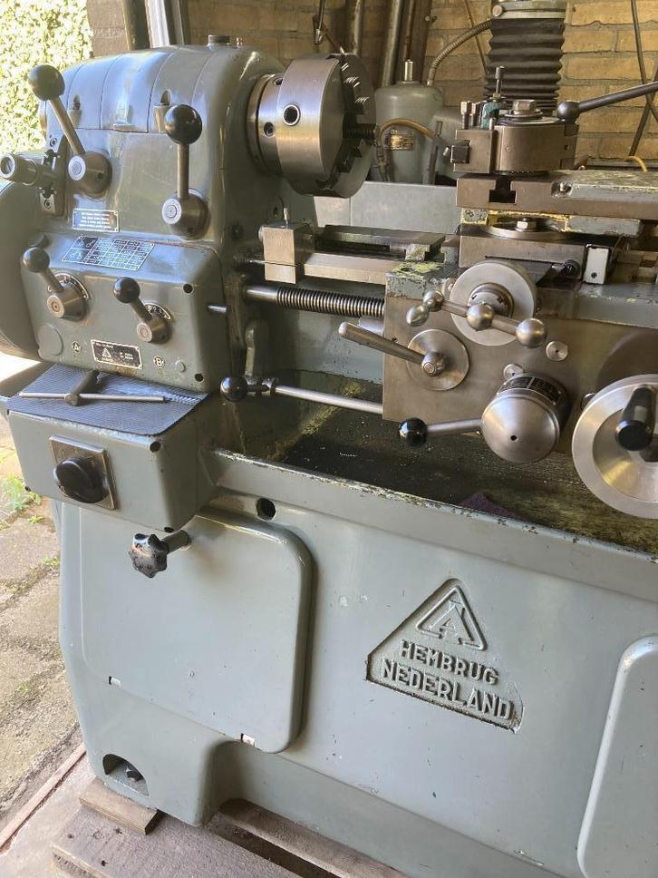 ai hembrug draaibank dr-1 ls, Doe-het-zelf en Verbouw, Draaibanken, Zo goed als nieuw, Metaaldraaibank, 500 tot 1000 mm, Ophalen of Verzenden