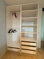 IKEA Pax Kast Wit Zonder Deuren, Huis en Inrichting, Kasten | Kledingkasten, Ophalen, Gebruikt, 100 tot 150 cm, 200 cm of meer