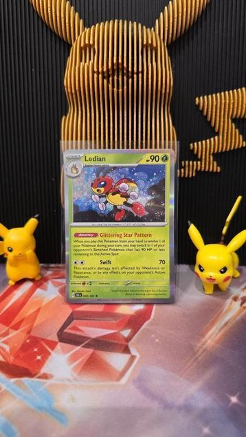 Ledian #3 Pokemon Stellar Crown beschikbaar voor biedingen