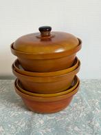 Arcopal France 3 Volcan Ovenschalen met deksel, Ophalen of Verzenden, Nieuw, Glas, Overige typen