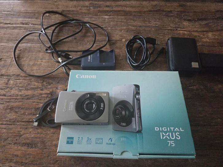 Canon IXUS 75 Digitale Camera, Audio, Tv en Foto, Fotocamera's Digitaal, Gebruikt, Compact, Canon, Minder dan 4 keer, Ophalen of Verzenden