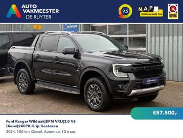 Ford Ranger Wildtrak|BPM VRIJ|3.0 V6 Diesel|240PK|Grijs Kent beschikbaar voor biedingen