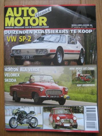 Auto Motor Klassiek 4 2008 Volkswagen SP-2, Velorex, Skoda beschikbaar voor biedingen