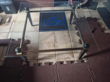 Glazen Salontafel Vierkant - 105x105 cm beschikbaar voor biedingen