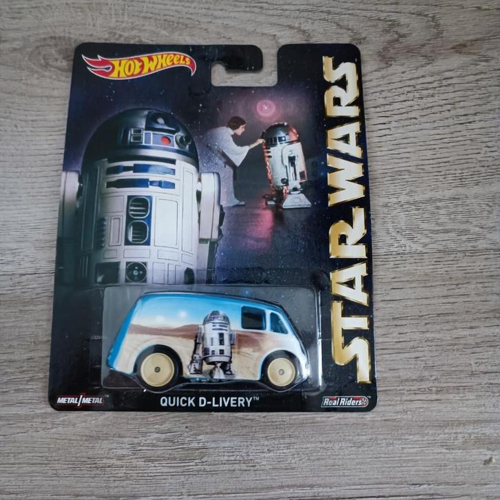 Hot Wheels Star Wars R2-D2 Quick D-Livery, Hobby en Vrije tijd, Modelauto's | Overige schalen, Nieuw, Auto, Ophalen of Verzenden