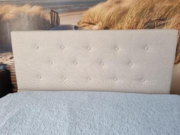 Gecapitonneerd hoofdbord 180 cm, Ikea, kleur taupe beschikbaar voor biedingen