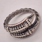 David Andersen Saga Slang Ring - Zilver maat 15.5, Sieraden, Tassen en Uiterlijk, Ringen, Gebruikt, Verzenden, Kleiner dan 17
