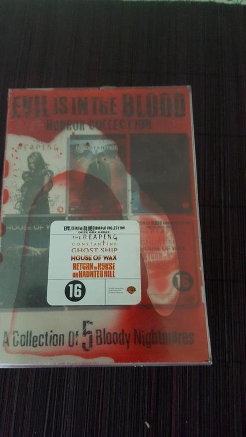 a collection of 5 bloody nightmares . horror, Cd's en Dvd's, Dvd's | Horror, Nieuw in verpakking, Vanaf 16 jaar, Ophalen of Verzenden