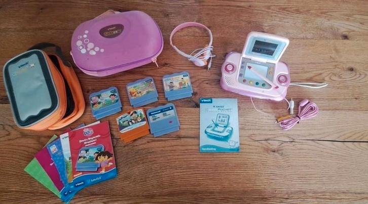 VTech V.Smile Pocket + Kidizoom Camera + Games, Kinderen en Baby's, Speelgoed | Vtech, Gebruikt, 4 tot 6 jaar, Ophalen of Verzenden