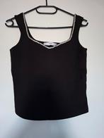 Mango top zwart met zilveren steentjes maat S, Kleding | Dames, Tops, Mango, Zwart, Ophalen of Verzenden, Zo goed als nieuw