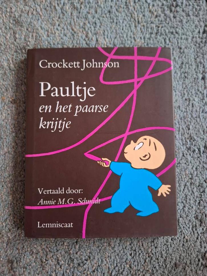 Crockett Johnson - Paultje en het paarse krijtje, Boeken, Prentenboeken en Plaatjesalbums, Zo goed als nieuw, Ophalen of Verzenden