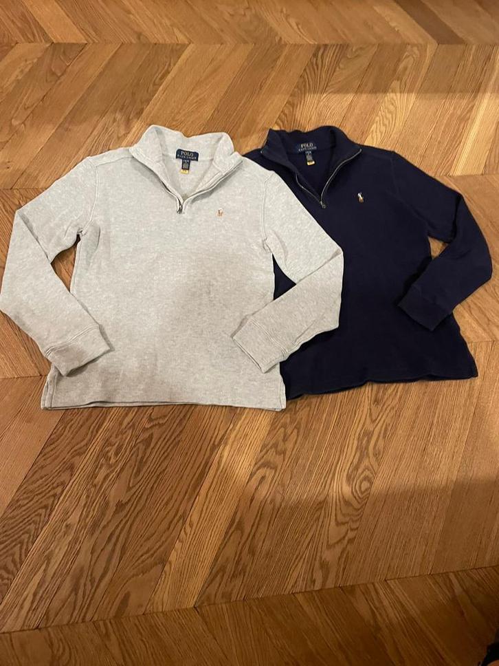Ralph Lauren 1/4 Zip Truien - Zo goed als nieuw!, Kleding | Heren, Truien en Vesten, Zo goed als nieuw, Overige maten, Grijs, Ophalen of Verzenden