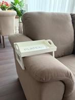 Dienblad met klem voor armleuning, Ophalen, Nieuw, Rechthoekig, Hout