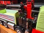 Lesu/tamiya vrachtwagen 1:14 hydraulische kieper + kraan, Schaal 1:14, Nieuw, Auto onroad, Ophalen