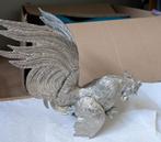 Zilverkleurige Haan Decoratie, Ophalen of Verzenden