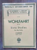 Wohlfahrt Op. 45 - 60 Studies voor Viool, Muziek en Instrumenten, Bladmuziek, Gebruikt, Klassiek, Ophalen of Verzenden, Viool of Altviool