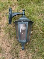 Ouderwetse buitenlamp groen, Wandlamp, Ophalen of Verzenden, 50 tot 250 watt, Waterbestendig