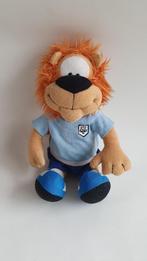 Loeki de Leeuw knuffel, voetbal outfit blauw, 34 cm. S35, Kinderen en Baby's, Speelgoed | Knuffels en Pluche, Overige typen, Gebruikt