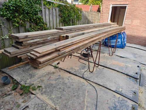 Divers partij douglas vuren hout, Doe-het-zelf en Verbouw, Hout en Planken, Gebruikt, Plank, Vuren, Ophalen