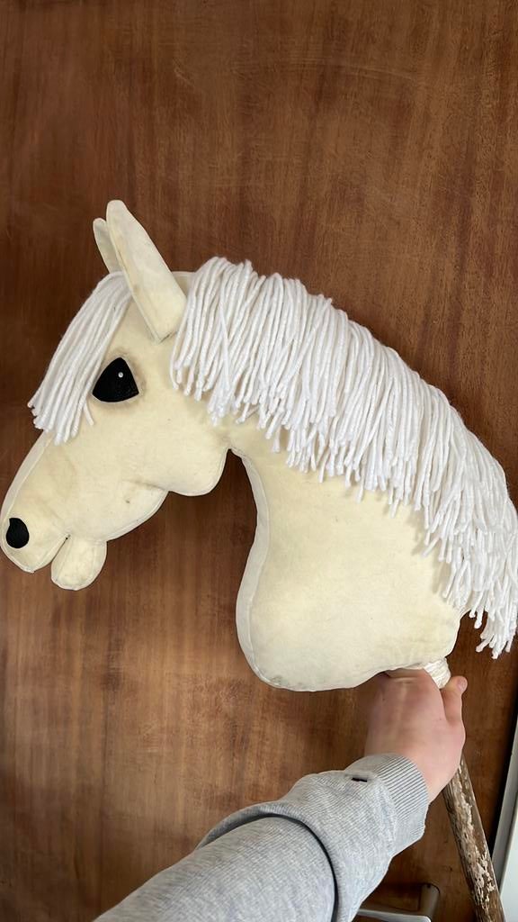 Mooi palomino stokpaard, Ophalen of Verzenden, Zo goed als nieuw, Knutselwerk