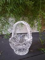 Kristal  mandje, Antiek en Kunst, Antiek | Glas en Kristal, Ophalen of Verzenden