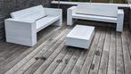 Gratis tuinbanken en tafel steigerhout - onderdelen / hout, Ophalen of Verzenden, Gebruikt, Steigerhout, Bank