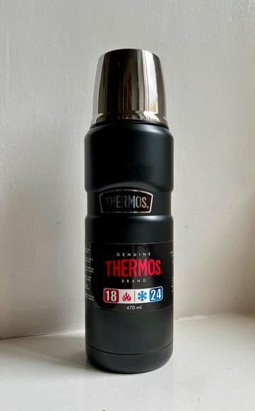 Thermos thermosfles, 470 ml matzwart NIEUW beschikbaar voor biedingen