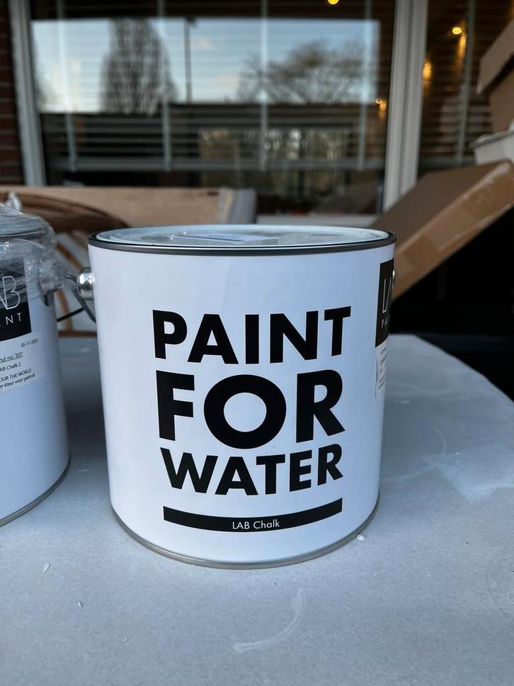 LAB Paint – Kalkverf Crystal Brut, Doe-het-zelf en Verbouw, Verf, Beits en Lak, Nieuw, Verf, 5 tot 10 liter, Ophalen of Verzenden