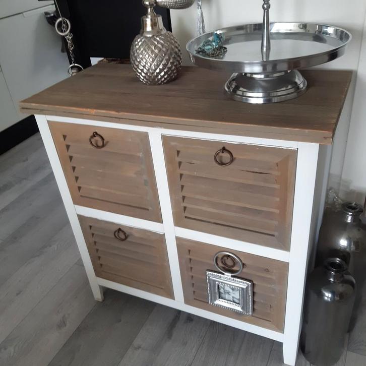 Xenos meidenkast ladekast + Riviera maison RM tray (nwpr€170, Huis en Inrichting, Kasten | Overige, Gebruikt, Ophalen