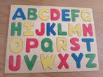 Houten alfabetpuzzel, Ophalen, Gebruikt, 10 tot 50 stukjes, Van hout