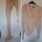 Gebreide sjaal Drape Trui Supertrash beige zandkleur m l, Supertrash, Ophalen of Verzenden, Zo goed als nieuw, Beige