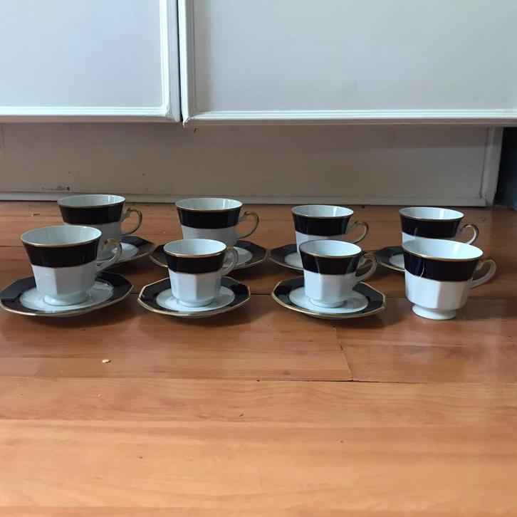 Kopjes en schotels Wintering Kirchenlamitz Bavaria, Huis en Inrichting, Keuken | Servies, Zo goed als nieuw, Kop(pen) en/of Schotel(s)