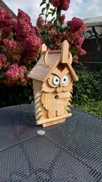 Houten Uil Vogelhuisje - Handgemaakt, Ophalen, Nieuw