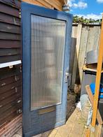 Gratis voordeur met Glas, Doe-het-zelf en Verbouw, Deuren en Horren, Ophalen, Gebruikt, 80 tot 100 cm, 200 tot 215 cm