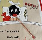 US kind Black Americana kid ziek plastik thermometer 1930, Verzamelen, Ansichtkaarten | Themakaarten, Verzenden, 1920 tot 1940