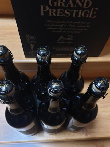 6 Flessen (0,75cl) Hertog Jan Grand Prestige van 2022.  beschikbaar voor biedingen