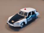 Citroën DS21  Police oude  plastic Norev in prima staat 1:43, Ophalen of Verzenden, Zo goed als nieuw, Auto, Norev