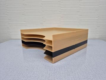 Vintage TICO vinyl houder/platenkast. Stapelbaar lp rek. beschikbaar voor biedingen