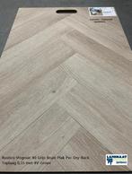 Belakos Visgraat Pvc Plak laminaat Rustico 40 Naturel, Visgraat Pvc click Dry-Back, 75 m² of meer, Beige, Nieuw