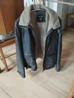 Warm gevoerd leren jack, Kleding | Heren, Jassen | Winter, Maat 52/54 (L), Bruin, Tailor & Son, Ophalen of Verzenden