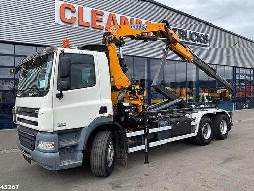 DAF FAS 85 CF 410 Effer 16 Tonmeter laadkraan (bj 2010), Auto's, Vrachtwagens, Te koop, ABS, Airconditioning, Cruise Control, Elektrische ramen