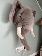 Super mooie Dierenkop olifant, Kinderen en Baby's, Kinderkamer | Inrichting en Decoratie, Verzenden, Zo goed als nieuw, Wanddecoratie