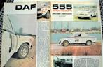Tijdschriftartikel over de DAF 555 uit 1970, Ophalen of Verzenden, Gebruikt, Auto's