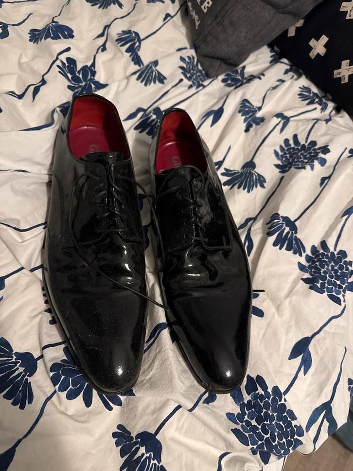 Heren Lakschoenen - Smoking, Kleding | Heren, Schoenen, Gedragen, Veterschoenen, Zwart, Ophalen of Verzenden