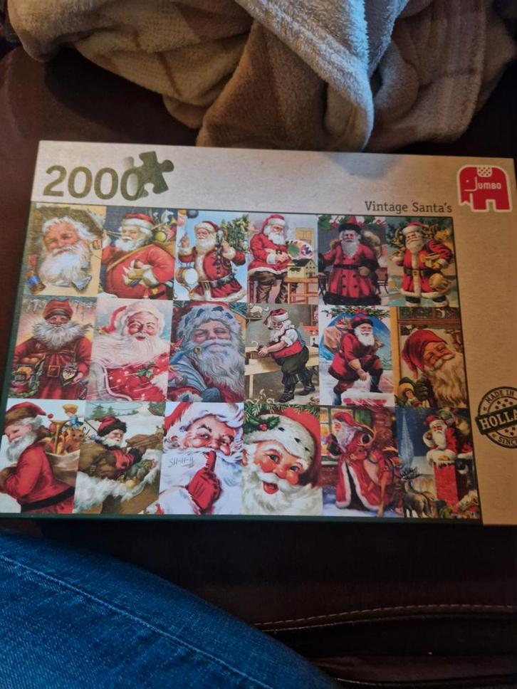 JUMBO VINTAGE SANTA'S PUZZEL 2000 STUKJES, Hobby en Vrije tijd, Denksport en Puzzels, Meer dan 1500 stukjes, Ophalen of Verzenden