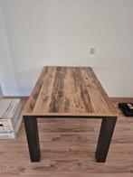 Eettafel Luc - Leenbakker, Huis en Inrichting, Tafels | Eettafels, Ophalen, 100 tot 150 cm, Eikenhout, 50 tot 100 cm